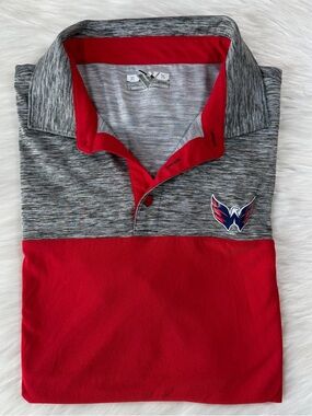 Levelwear Washington Capitals Two-Tone Heather Polo